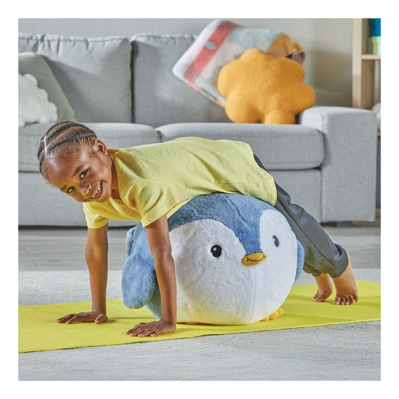 Yoga Ball Buddy with BubblePlush (Penguin) - Image