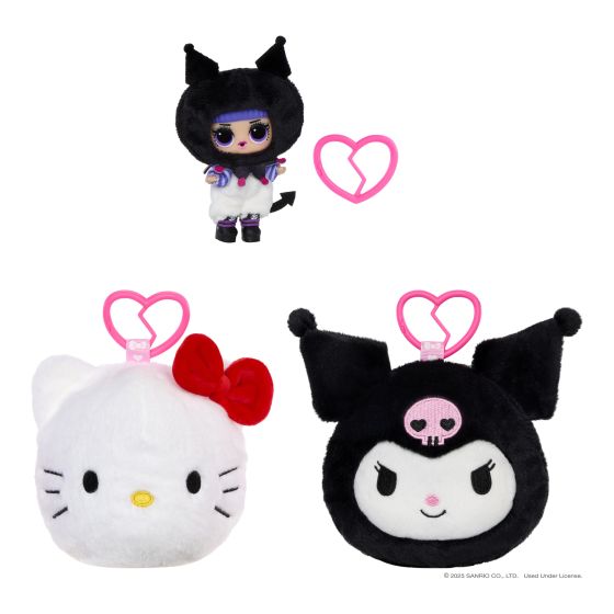 L.O.L Surprise Loves Reversible Plush Keychains