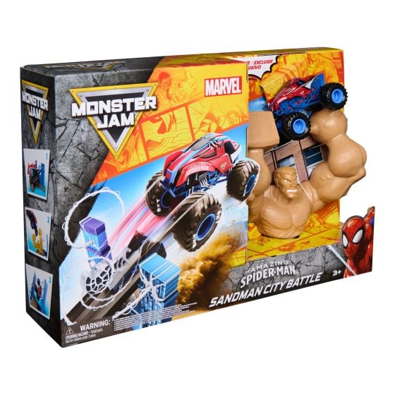Monster Jam 1:64 Marvel Playset