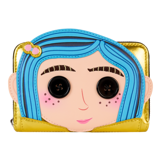Coraline 15th Anniversary Laika Doll Zip Around Wallet