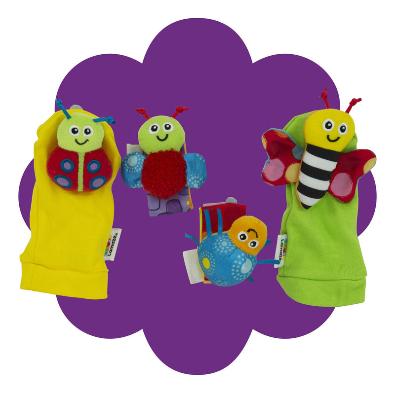 Lamaze Gardenbug Wrist Rattle Footfinder Set - Image
