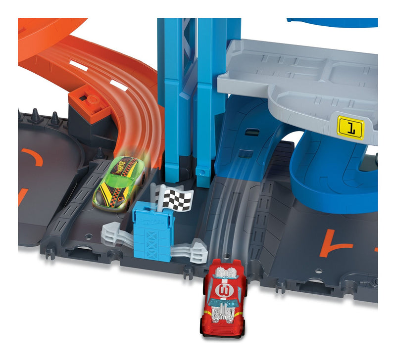 Hot Wheels City Transforming Race Tower Playset - Image