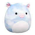 Original Squishmallows 12-Inch Nisbet the Blue Tie Dye Pig - Image