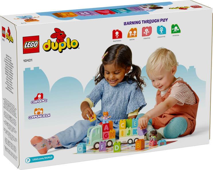 Lego Duplo Town 10421 Alphabet Truck Playset for Toddlers Ages 2 & Up, in display