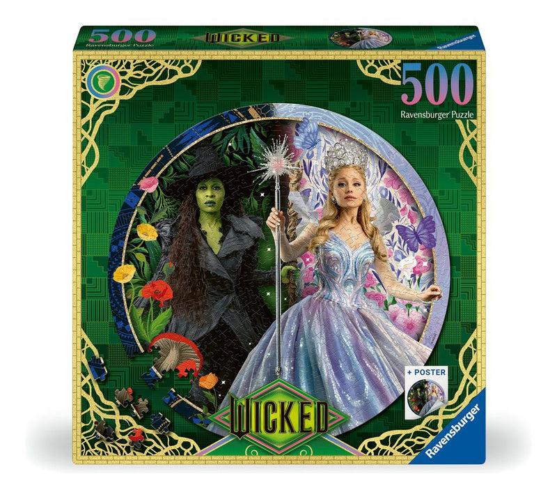 Wicked 2 Circular 500 Piece Jigsaw Puzzle - Image