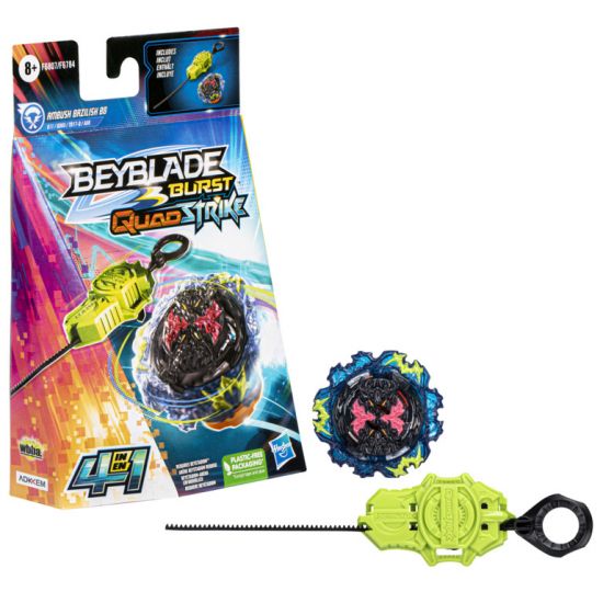 Beyblade Burst QuadStrike Starter Pack, side angle