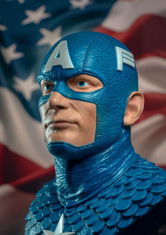Marvel Legends in 3D Captain America 1/2 Scale Limited Edition Bust