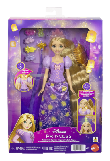 Disney Princess Magical Hair Rapunzel Fashion Doll