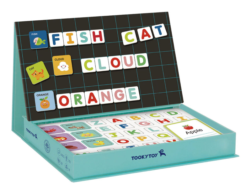 Wooden Magnetic Box - Alphabet - Image