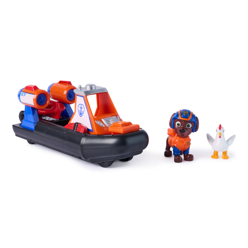 Paw Patrol Search & Rescue Zuma Rescue Hovercraft Water Vehicle with 2 Figures - Image
