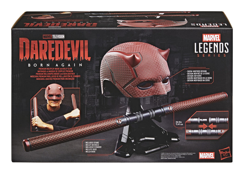 Marvel Legends Series Daredevil: Born Again Premium Roleplay Mask and Billy Club