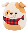 Squishmallows - 12in Brock the Bulldog w/Bandana - Image