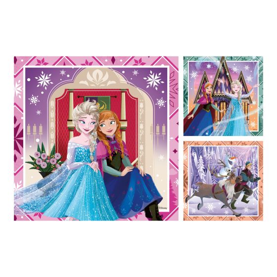 Disney Frozen 3x49 Piece Jigsaw Puzzle