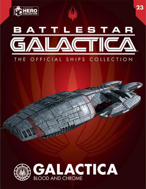 Battlestar Galactica (Blood & Chrome) Model Diecast Ship (Eaglemoss / Battlestar Galactica), packaging shot