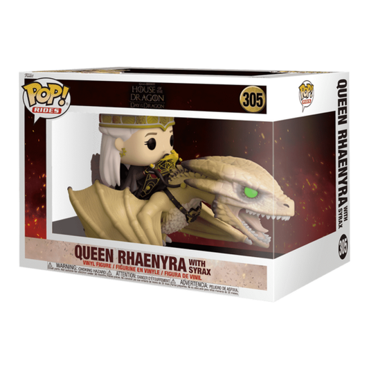 House of the Dragon S2 - Rhaenyra with Syrax - Funko Funko Pop! Deluxe Vinyl Figure