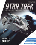 Steth's Coaxial Ship Model Die Cast Starship BONUS ISSUE (Eaglemoss / Star Trek), close-up detail