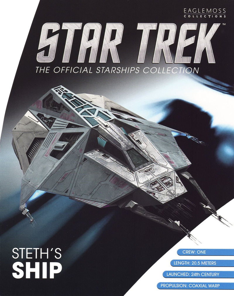 Steth's Coaxial Ship Model Die Cast Starship BONUS ISSUE (Eaglemoss / Star Trek), close-up detail