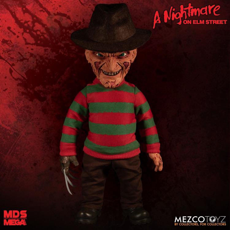 A Nightmare on Elm Street Mezco Designer Series Mega Scale Talking Freddy Krueger