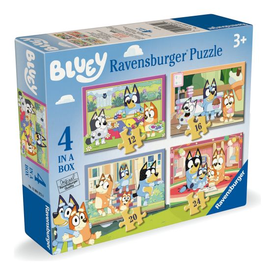 Bluey 4 in a Box Jigsaw Puzzles Jigsaw Puzzles