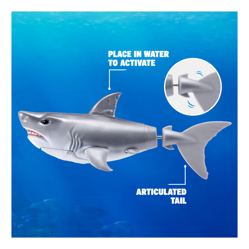 Robo Alive Water Activated S1 Swimming Shark 2 Pack - Image