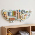 Wooden Crocodile Activity Wall