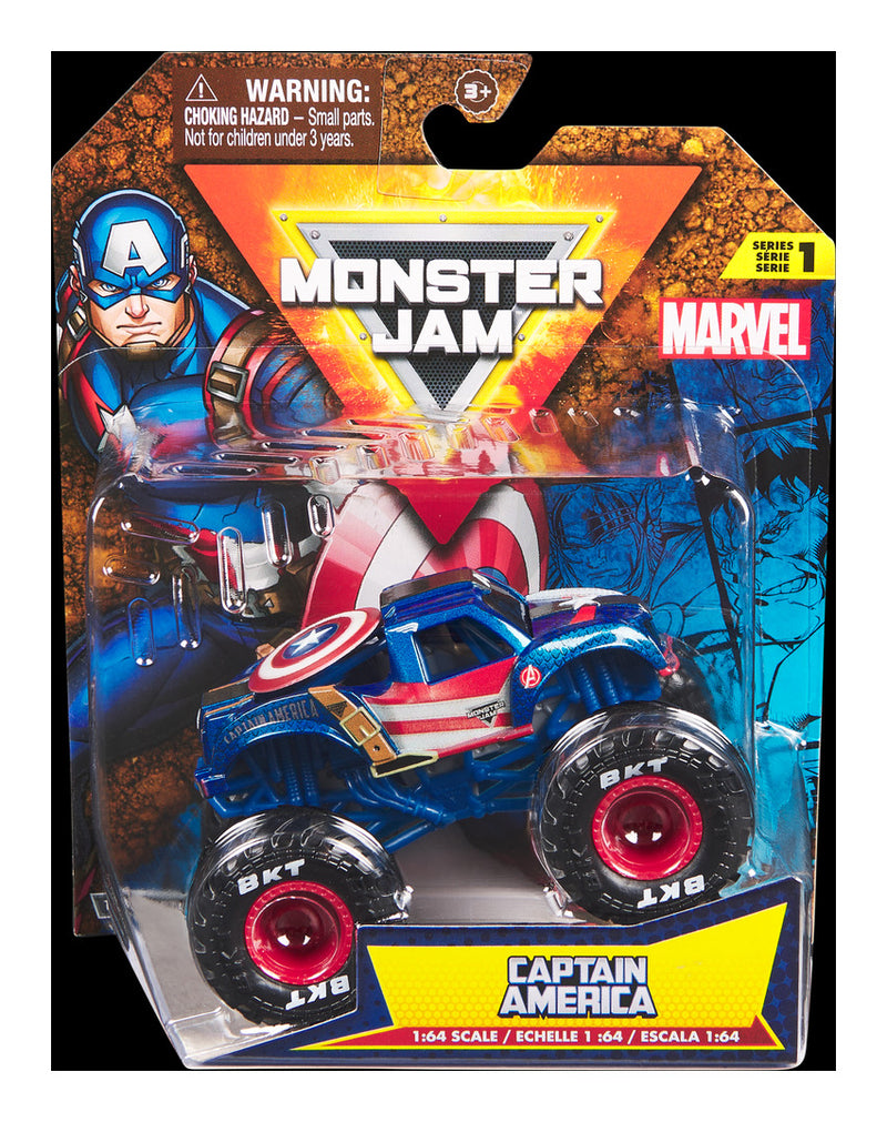 Monster Jam 1:64 Marvel Trucks (Case of 4)