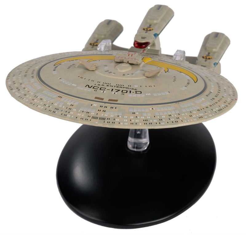 I.S.S. Enterprise-D NCC-1701-D Mirror Universe (Paint Variant) Model Diecast Ship BONUS ISSUE (Eaglemoss / Star T, in display