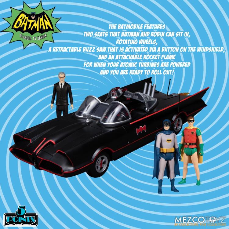 Mezco Batman (1966) 5 Points Deluxe Box Set