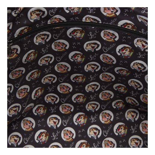 Loungefly - Disney Chip 'n' Dale Two Chips & Miss Tote Bag with Coin Bag, close-up detail