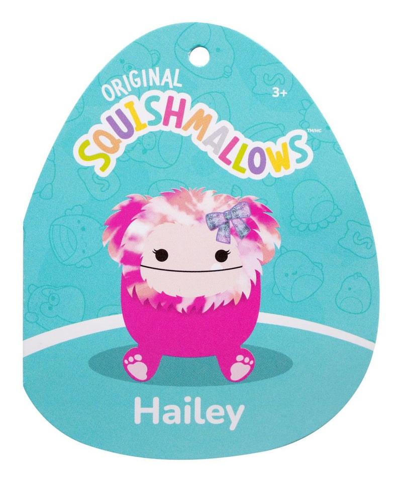 Squishmallows - 12in Hailey the Pink&Whte Bigfoot, packaging shot