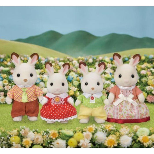 Sylvanian Families Chocolate Rabbit Family Toy Playset for Ages 3 & Up, alternate view