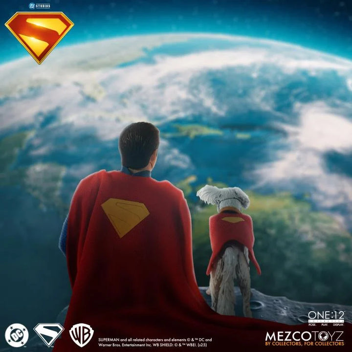 Superman (2025): Superman and Krypto DC Studios One:12 Collective Action Figure (Pre-Order May 2026)