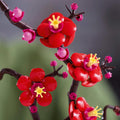 Lego Botanicals 10369 Plum Blossom Building Set for Adults Age 18 & Up, close-up detail