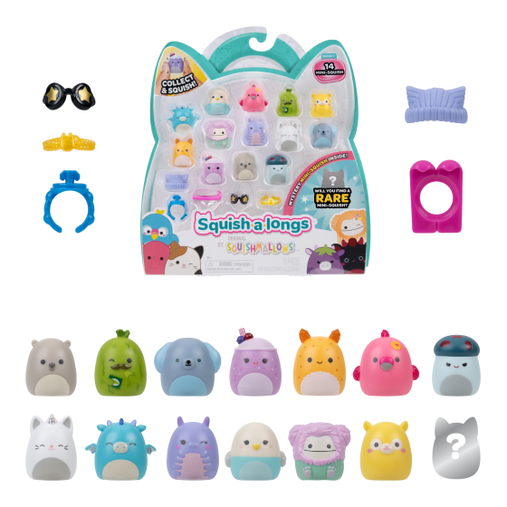 Squishalongs - 14 Pack (Style 2) W7