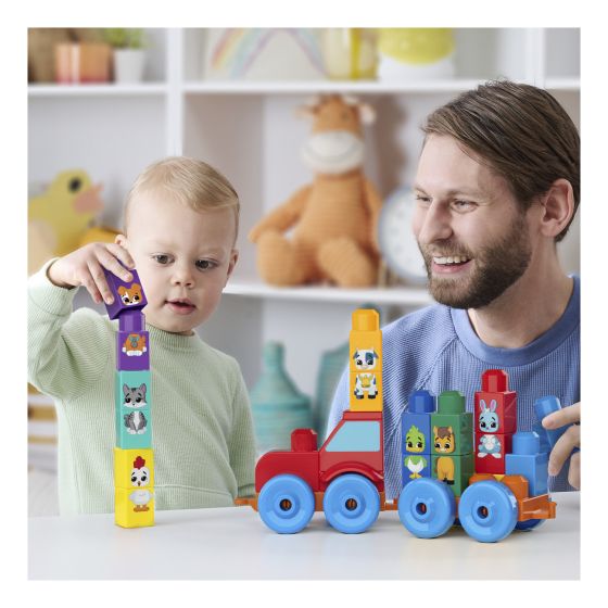 Mega Bloks Build & Match Animal Tractor