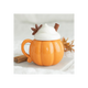 Pumpkin Cream Lidded Mug