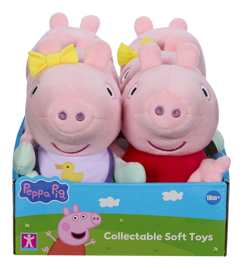 Peppa Pig Plush Collectables (Case of 6)