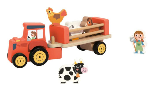 Wooden Farm Tractor collectible from Abgee