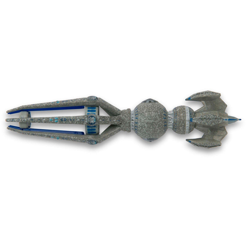 Krenim Temporal Weapon Starship Model Die Cast Ship (Eaglemoss / Star Trek), rear view