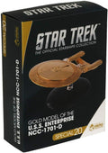 Gold U.S.S. Enterprise NCC-1701-D Model Die Cast Ship SPECIAL ISSUE (Eaglemoss / Star Trek), additional view
