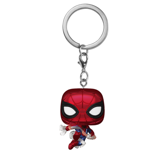 Pop! Keychain - Spider-Man Brand New Day - Spider-Man (Metallic)