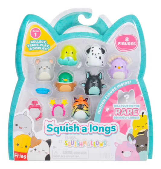 Squishalongs 8 Pack (Style 4) W1