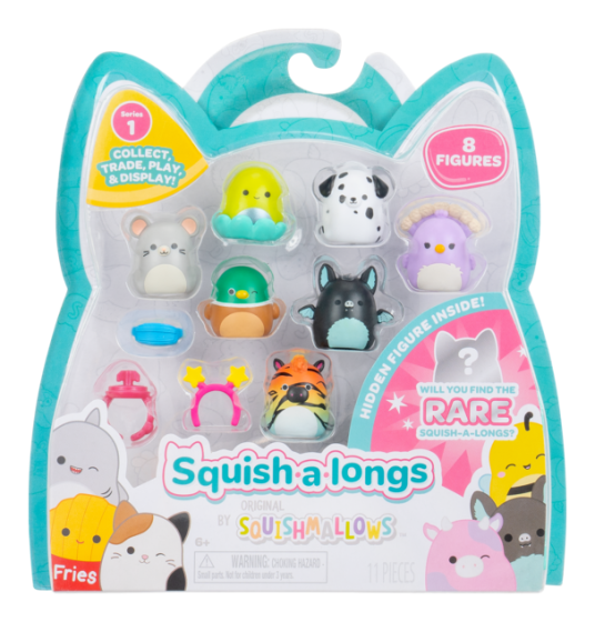 Squishalongs 8 Pack (Style 4) W1