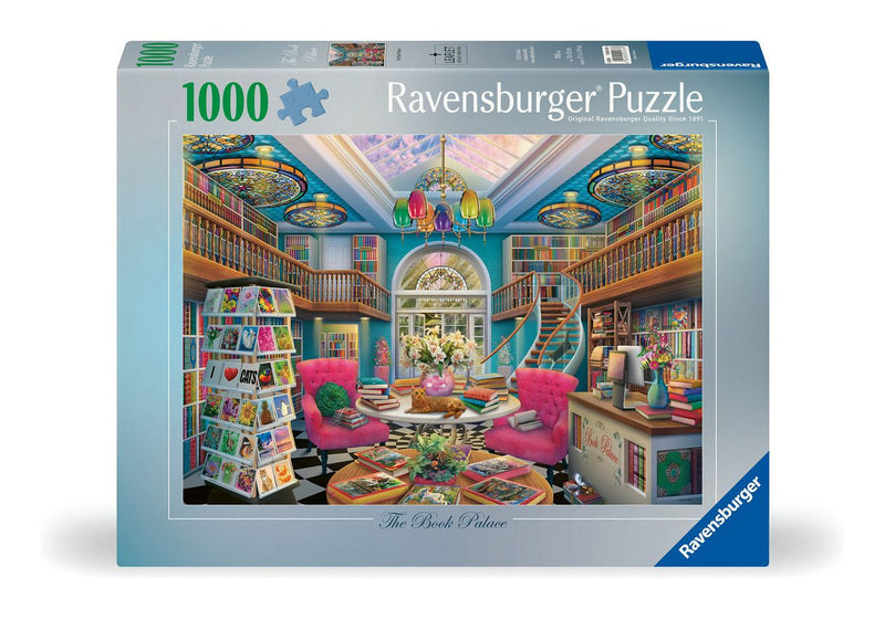 The Book Palace 1000 Piece Jigsaw Puzzle - Image