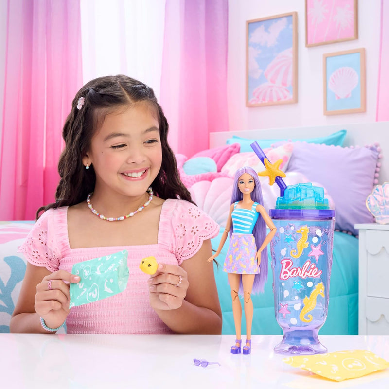 Barbie Pop Reveal Doll: Sea Slushy (Purple)