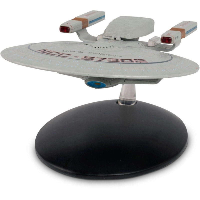 U.S.S. Chekov Springfield Class Model Die-Cast Ship (Eaglemoss / Star Trek), packaging shot