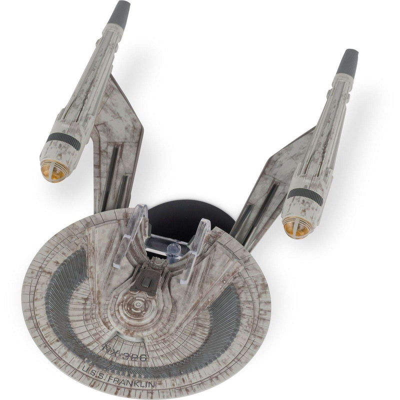 U.S.S. Franklin NX-326 Model Die Cast Ship SPECIAL ISSUE (Eaglemoss / Star Trek), size reference