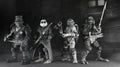 NECA TMNT Universal Monsters Black and White Turtles Action Figures 4 Pack, additional view