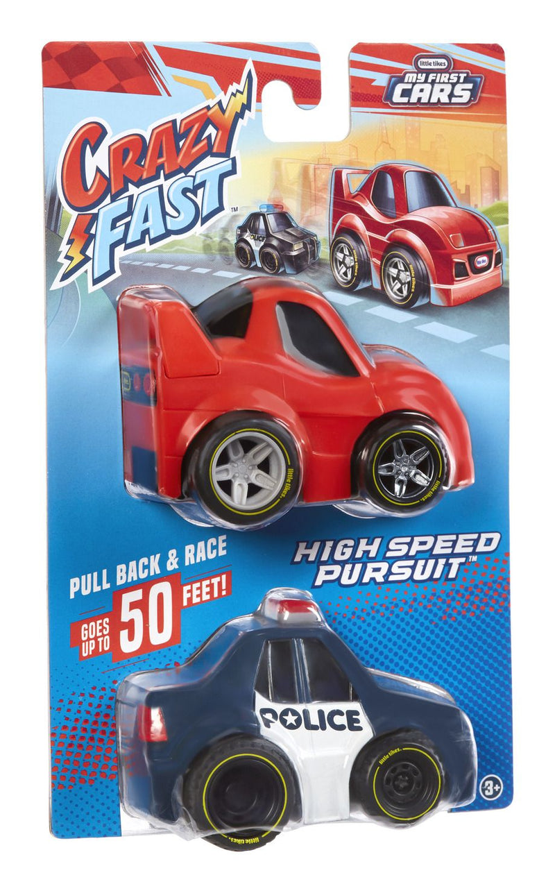 Little Tikes Crazy Fast Cars 2 Pack - High Speed Pursuit - Image