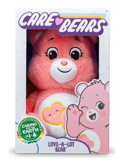 Care Bears 14" Medium Plush Love-A-Lot Bear Eco